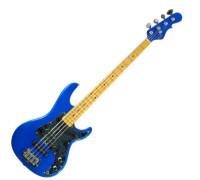 G&L SB2 FOUR STRINGS (Electric Blue, maple, mirror) №CLF51087. Made in USA - Бас гітара чотириструнна