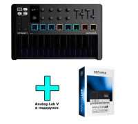 MIDI-клавіатура Arturia MiniLab 3 Deep Black + Arturia Analog Lab V