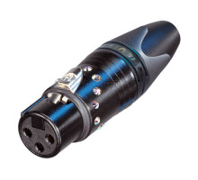 Neutrik NC3FXX-B-CRYSTAL