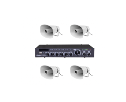 Комплект звуку DV audio DMA1204HS30 для зони оповіщення до 1200 м.кв