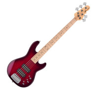 G&L TRIBUTE L2500 (M;RedBurst) - Бас гітара п'ятиструнна